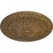 Ekena Millwork Alexa Ceiling Medallion (Fits Canopies up to 3"), Hand-Painted Rubbed Bronze, 15"OD x 1 3/4"P CM14AXRZS - alternate 2